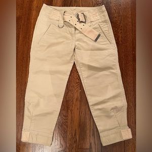 United Colors of Benetton capri pants sizes:38 (US 4) Khaki color